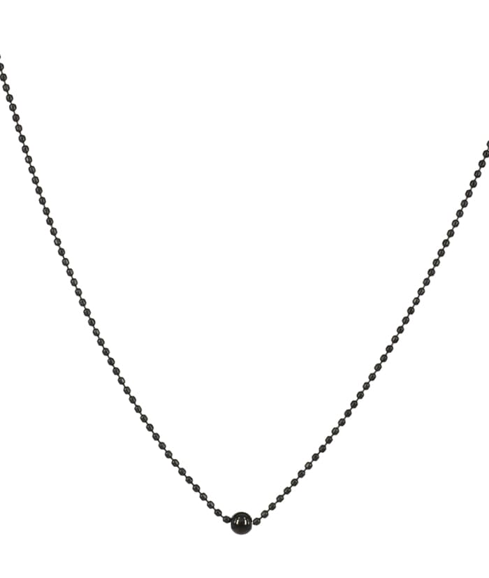 Zero Necklace Black